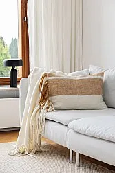 Tyynynpäällinen villasekoite - Charlotte (keltainen)
