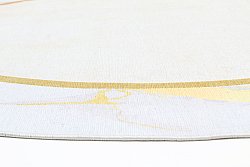 Pyöreät matot - Cerasia (beige/valkoinen/kulta)