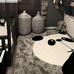 Lastenmatto - Bueno Panda (harmaa)
