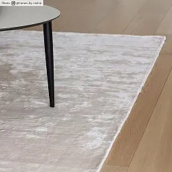 Pyöreä matto - Jodhpur Special Luxury Edition Viskoosi (vaaleanbeige)