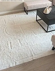 Ryijymatot - Cremona Natural Cotton Shaggy (offwhite)