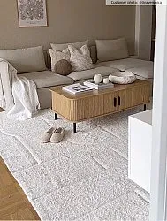 Ryijymatot - Cremona Natural Cotton Shaggy (offwhite)
