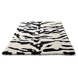 Ovimatto - Zebra Tufted Wool Premium (valkoinen/musta)