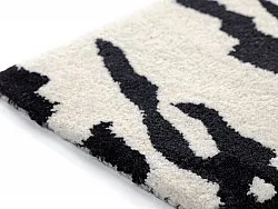 Ovimatto - Zebra Tufted Wool Premium (valkoinen/musta)