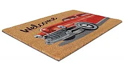 Oven matto - Car (punainen)