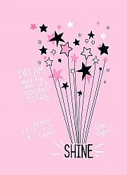 Lastenmatto - Starshine (vaaleanpunainen)