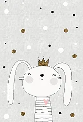 Lastenmatto - Rabbit Crown (harmaa)