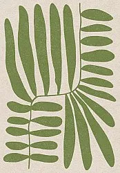Wilton-matto - Romilly (beige/vihreä)
