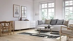 Wilton-matto - Suki (beige/musta)