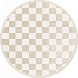 Pyöreät matot - Nevada (beige/valkoinen)