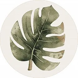 Pyöreät matot - Falling Leaves (vihreä)