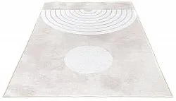 Wilton-matto - Dole (beige/valkoinen)