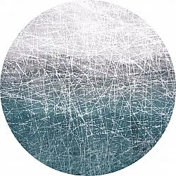 Pyöreät matot - Jervis (turkoosi)