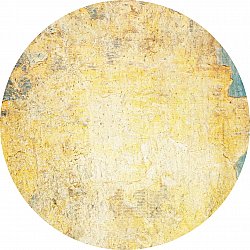 Pyöreät matot - Palau (kulta/beige/sininen)