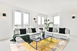 Wilton-matto - Budoni (harmaa/beige/keltainen)