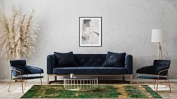 Wilton-matto - Cantoria (beige/vihreä)