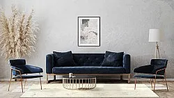 Wilton-matto - Osuna (harmaa/beige)