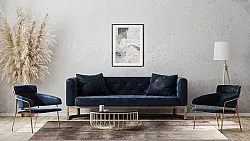 Wilton-matto - Olmedo (harmaa/beige)