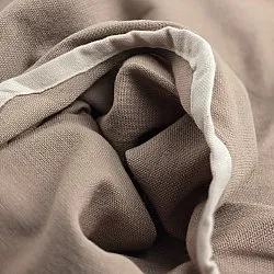 Pöytäliina puuvillaa - Yrsa (tumma beige)