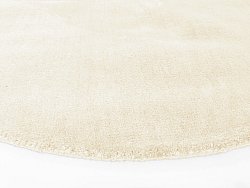 Pyöreä matto - Recycled PET with viscose look (offwhite)
