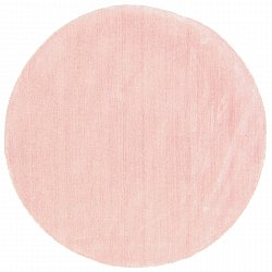 Pyöreä matto - Eco Recycled PET (vaaleanpunainen)