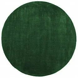 Pyöreä matto - Recycled PET with viscose look (vihreä)