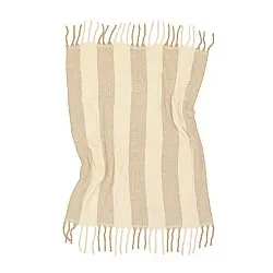 Viltit - Villasekoiteplaid - Beatriz Stripe (beige/valkoinen)