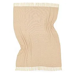 Viltit - Puuvillaplaid - Denisa Fishbone (beige/valkoinen)
