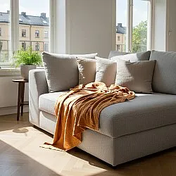 Viltit - Vanja Throw (vaaleanruskea)