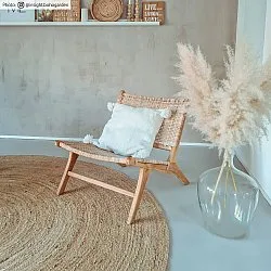 Pyöreä matot - San Francisco (jute)
