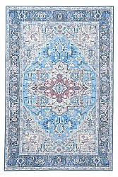 Lattakudottu matto - Birjand (sininen)