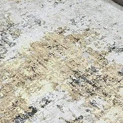 Lattakudottu matto - Comino (beige/multi)
