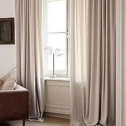 Verhot - Pellavaverhot Cosmina (beige)