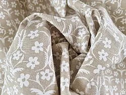 Verhot - Puuvillaverhot Ella (beige)