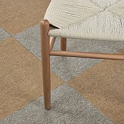 Kokolattiamatto - Almeria Tekstiililaatat 24 kpl (beige)