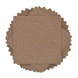 Kokolattiamatto - Almeria Tekstiililaatat 24 kpl (raidallinen ruskea)