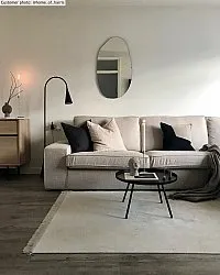 Wilton-matto - Art Silk (vaaleanharmaa/beige)
