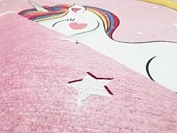 Lastenmatto - Magical Unicorn (vaaleanpunainen)