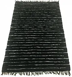 Räsymatto - Nordal Design (musta, 100 % nahka)