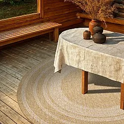 Pyöreät matot - Indoor/Outdoor Angus (luonto)