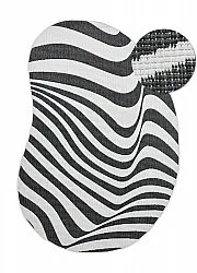 Sisä- ja ulkomatot - utomhusmatta - Remina (musta/valkoinen)