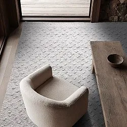 Sisä- ja ulkomatot - Todi Wool Look (harmaa/beige)
