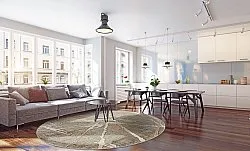 Pyöreät matot - Lagos (beige)