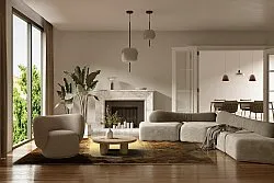 Wilton-matto - Agost (ruskea/beige)