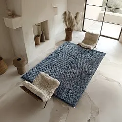 Ryijymatot - Kendra Natural Cotton Shaggy (harmaa/musta)