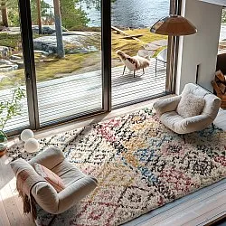Ryijymatot - Maloney Natural Cotton Shaggy (multi)