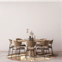 Pyöreät matot - Amasra (beige)