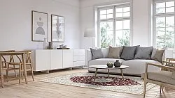 Wilton-matto - Arabella (viininpunainen)