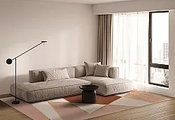 Wilton-matto - Jade (beige/vaaleanpunainen)