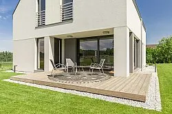 Pyöreä matot - Indoor/Outdoor Lennon (beige)